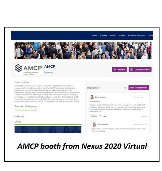 Exhibit & Sponsorship Info AMCP Annual Meeting 2021